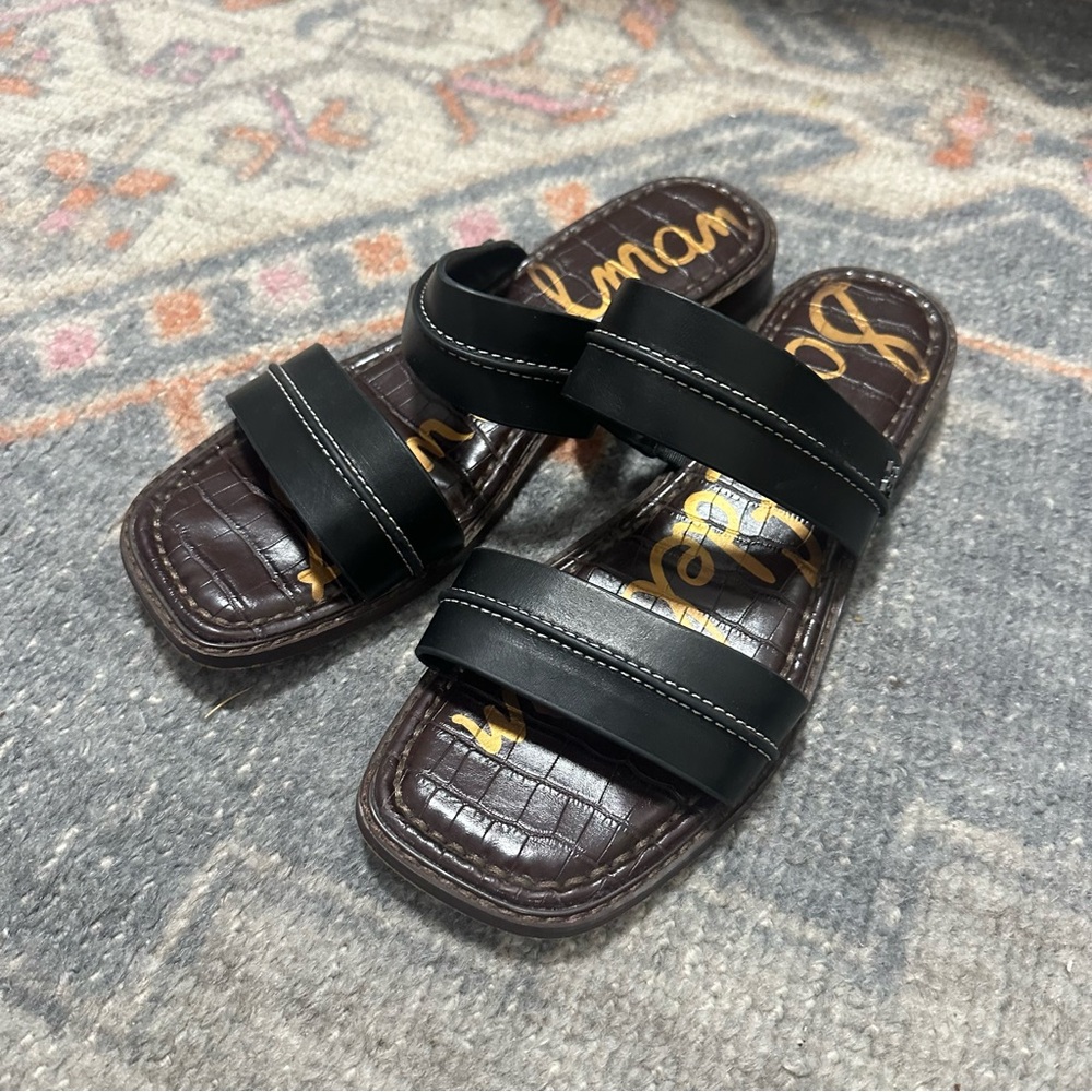 Sam Edelman Black Sandals sz 9